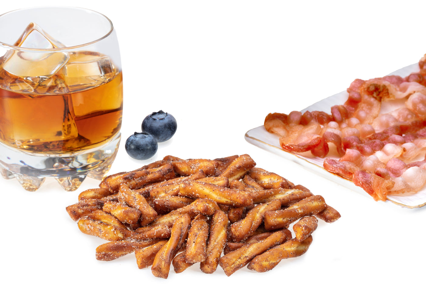 Bourbon Bacon Pretzels