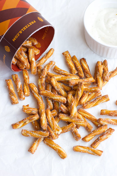 The Batches: Our Coated Pretzels
