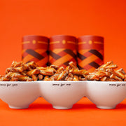 Ceramic Pretzel TriBowl