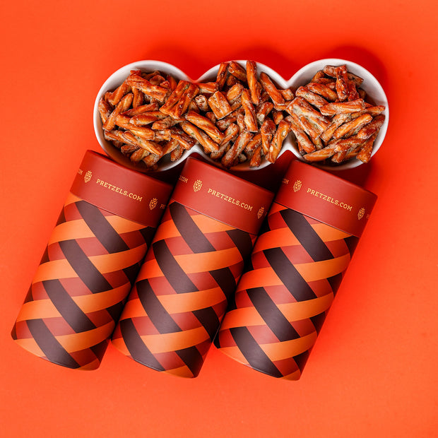 Ceramic Pretzel TriBowl
