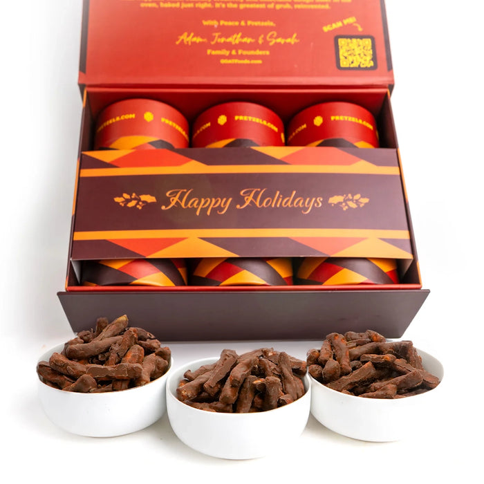 Best Seller Chocolate Covered Twists Holiday Gift Box