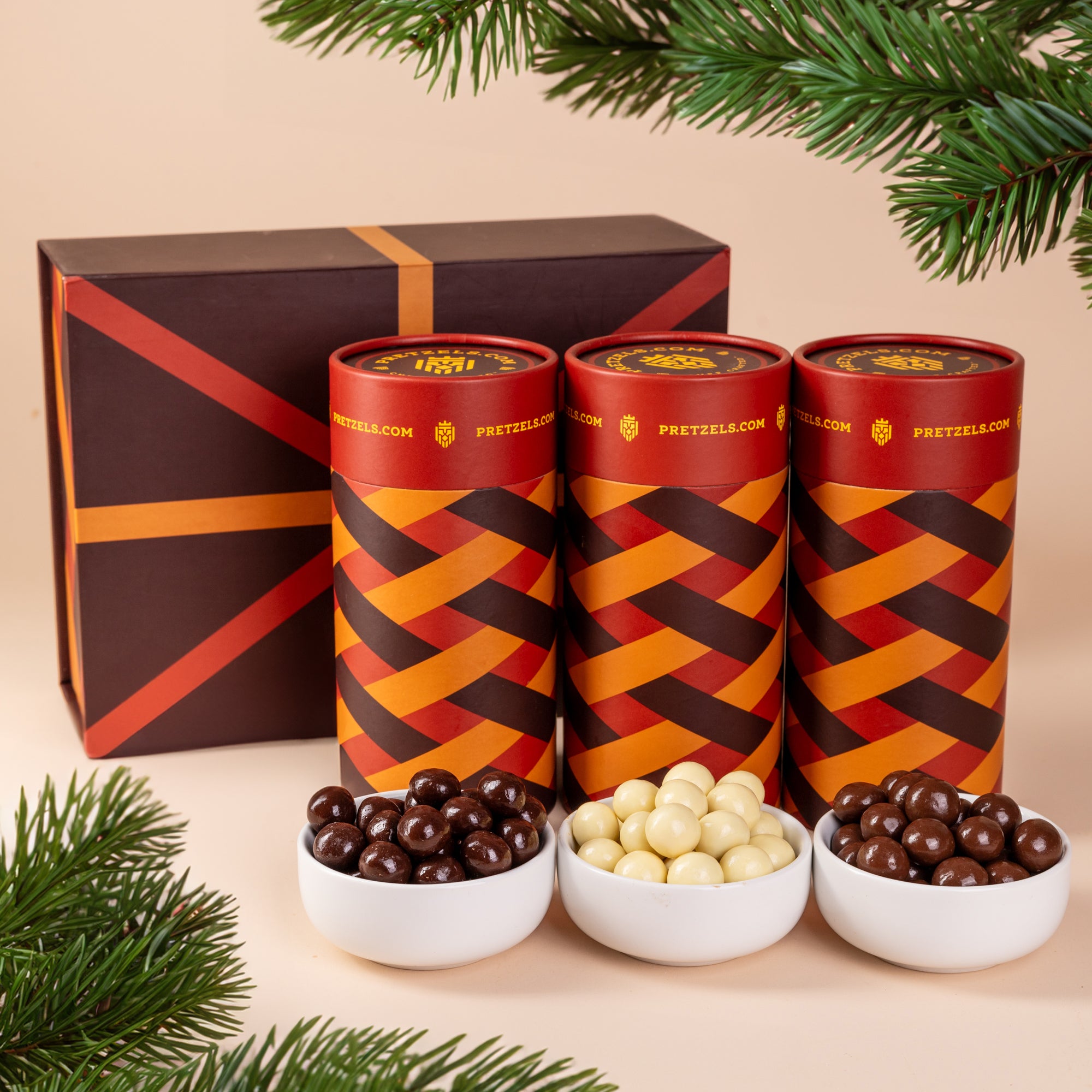 Chocolate Lovers Gems™ Holiday Gift Box – Pretzels.com