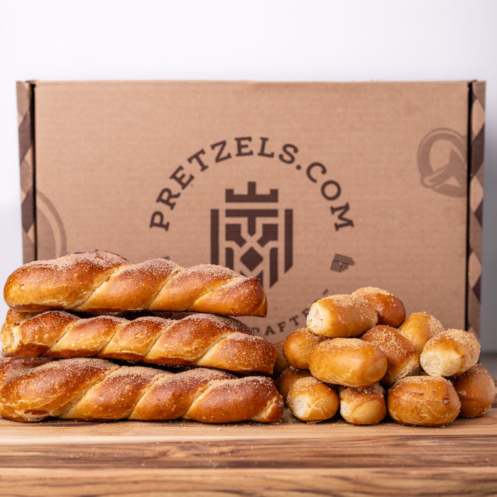 Cinnamon Sugar Artisanal Favorites Soft Pretzel Box