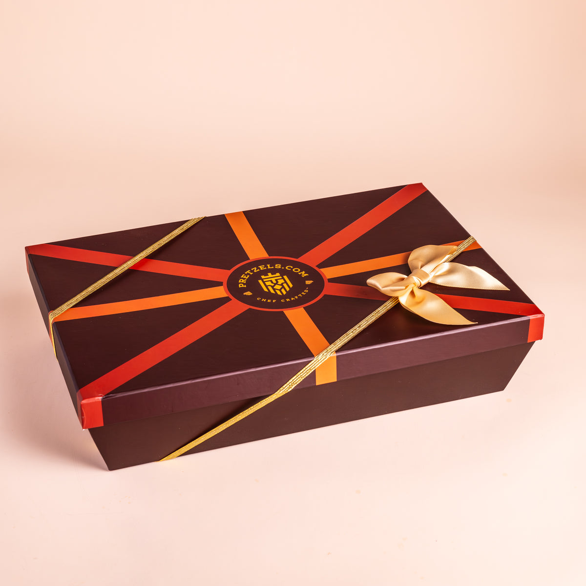 Happy Holiday Belgian Chocolate Pretzel Basket