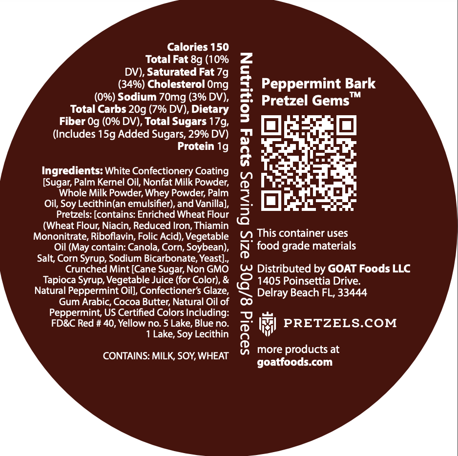 Peppermint Bark Pretzel Gems™