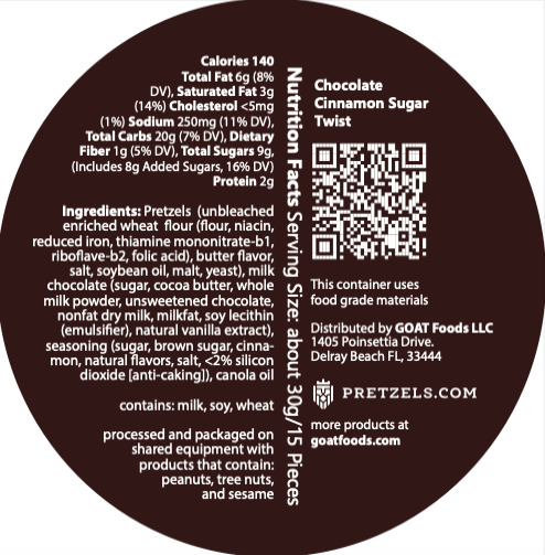 Chocolate Cinnamon Sugar Twist