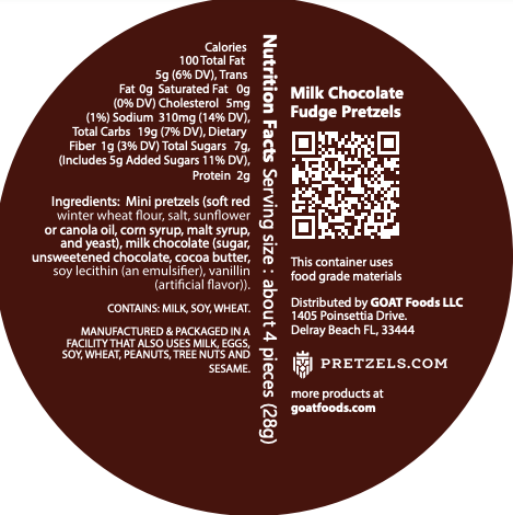 Milk Chocolate Fudge Pretzels