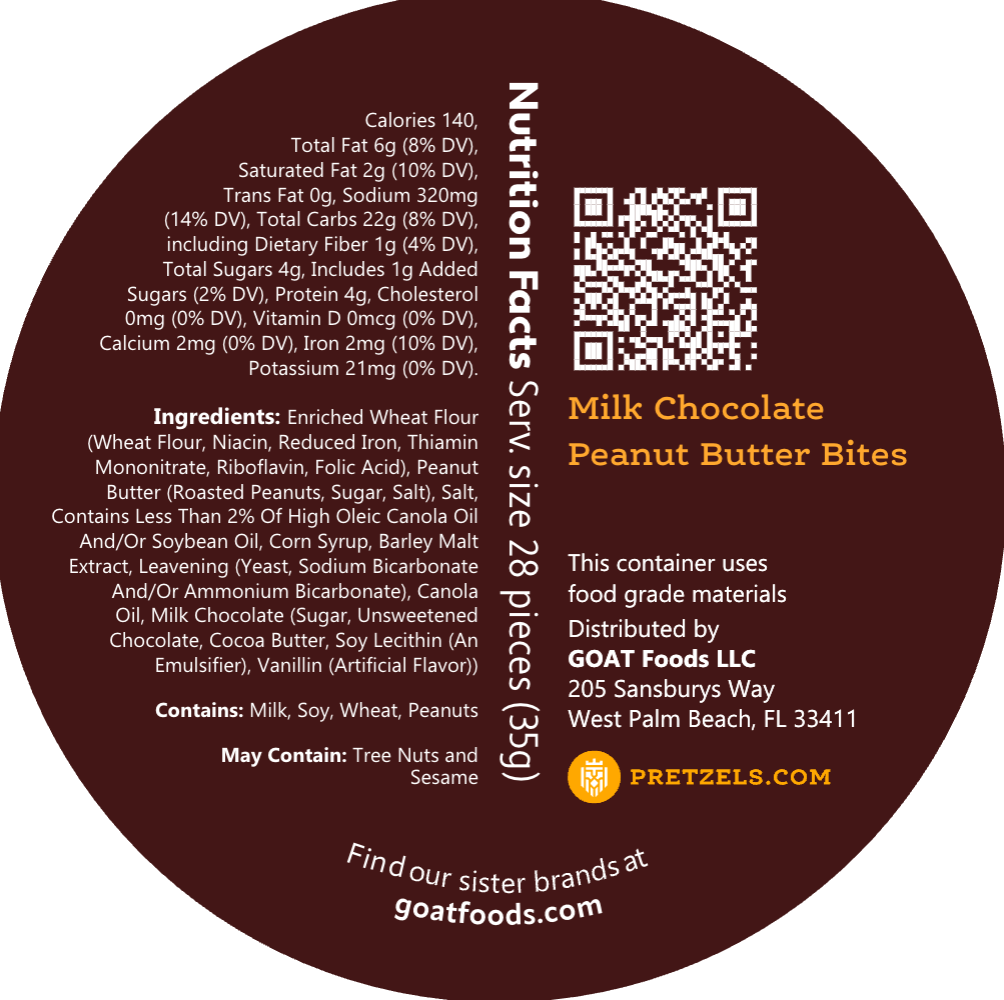 Milk Chocolate Peanut Butter Bites