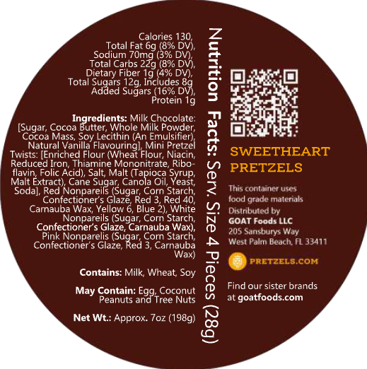 Sweetheart Pretzels