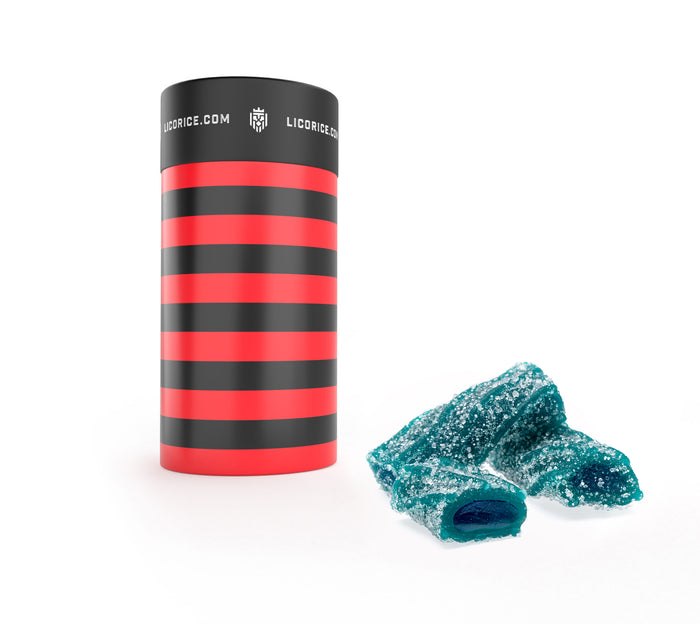 Blue Raspberry Sour Twists Licorice